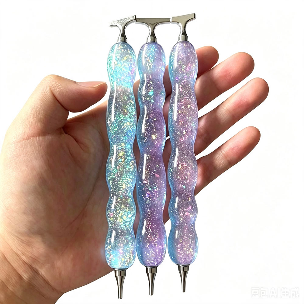 New Pink Blue Shiny Diamond Pa - огляд і ціна Embroidery Rose