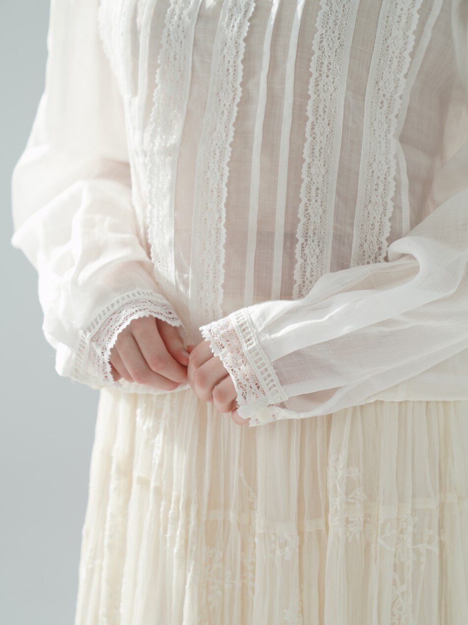100cmBust 100%Ramie Thin White - огляд і ціна Embroidery Rose
