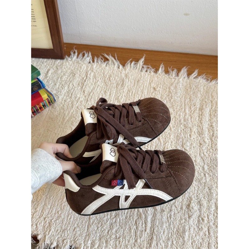 Women Brown‑White Suede Retro  - огляд і ціна Embroidery Garments