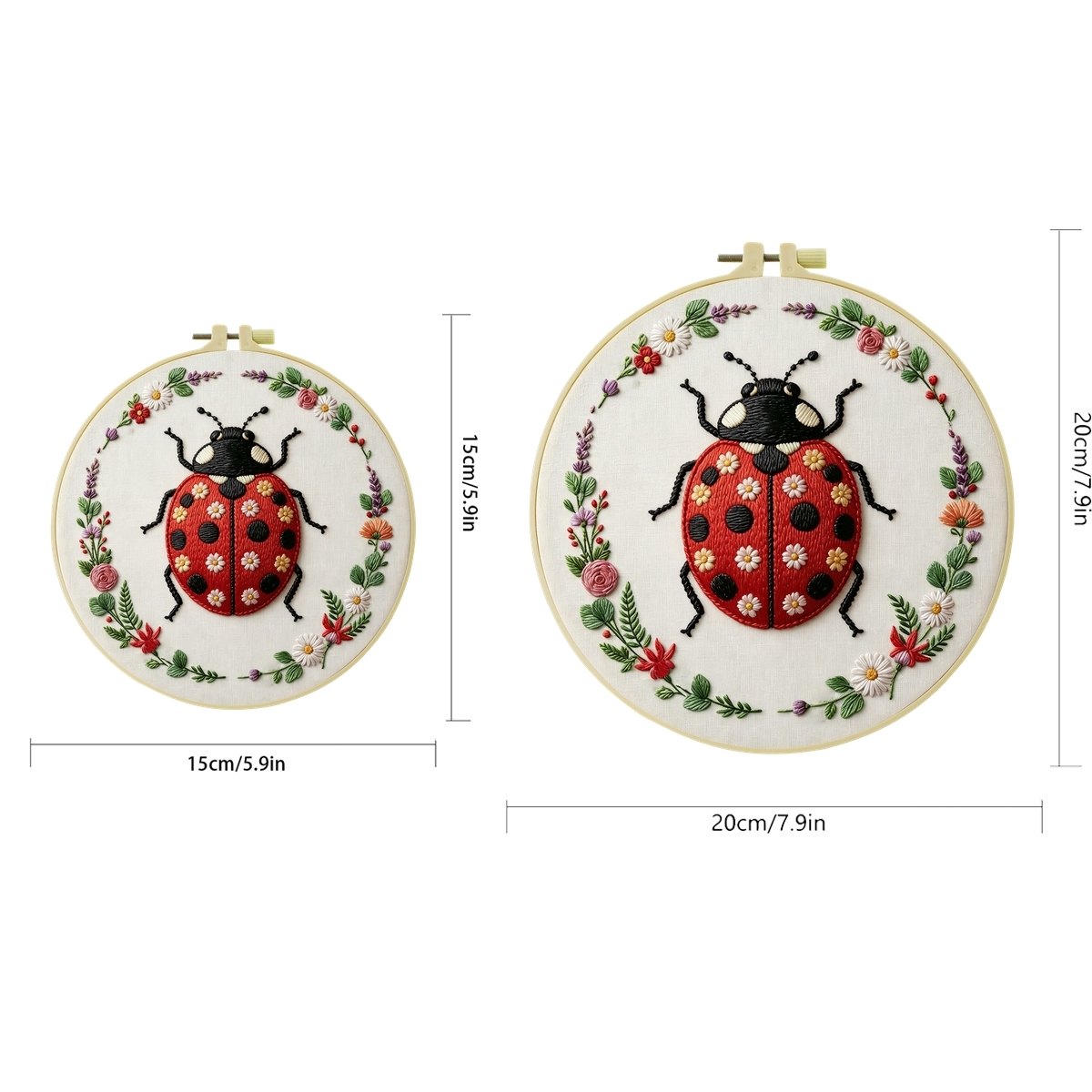 1Set Diy Embroidery Kit For Be - огляд і ціна Embroidery Lady Bug