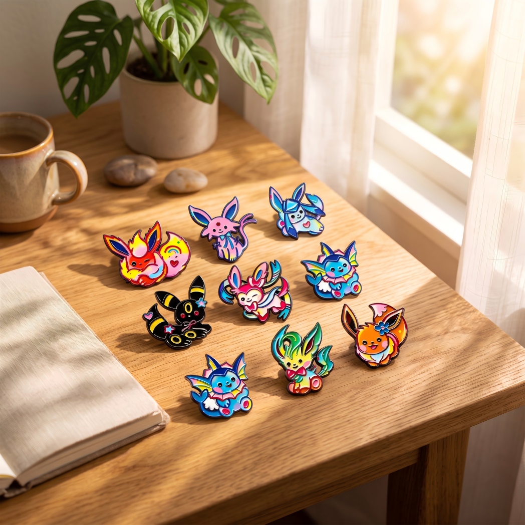 Cartoon Colorful Eeveelution L - огляд і ціна Embroidery Reddit